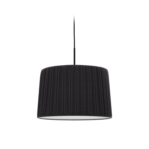 Guash ceiling lamp shade in black, Ø 40 cm