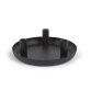 Eire black metal candle holder 8 cm