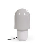 Lampe Brittany en métal peint blanc et gris