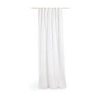 Marja cotton and linen curtain in white 140 x 270 cm