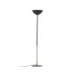 Eglantina floor lamp in metal with black painted finish