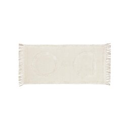 Bernabela 100% cotton rug in beige 70 x 140 cm