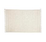 Alfombra Dabria 100% algodón beige 140 x 200 cm