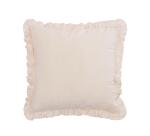Nacha cotton and linen cushion cover in pink 45 x 45 cm