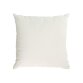 Housse de coussin Elmina 100% lin blanc 45 x 45cm