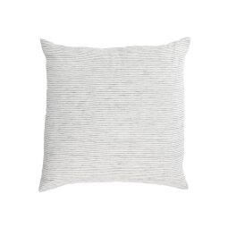 Marena 100% linen cushion cover with black stripes 45 x 45 cm