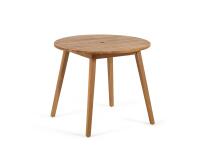 Mesa redonda Vilma de exterior de madera maciza de acacia Ø 90 cm FSC 100%