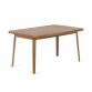 Vilma extendible outdoor table in solid acacia wood 90 x 143 (200) cm 100% FSC
