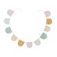 Nami 100% organic (GOTS) cotton pastel bunting