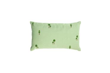 DE_Housse de coussin Llaru 100% coton champignons vert 30 x 50 cm