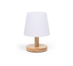 Lámpara de mesa Ambar de polietileno y madera