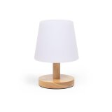 DE_Lampe de table Ambar en polyéthylène et bois