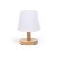 Ambar table lamp in polythylene and wood