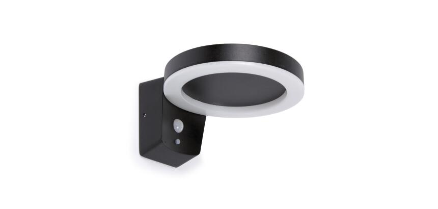 Berarda aluminium solar light with black finish