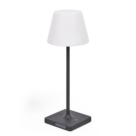 Lampe de table d'extérieur Aluney avec finition noire