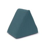 Pouf triangulaire Jalila bleu 25 x 25 cm