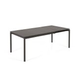 Table d'extérieur extensible Zaltana - structure aluminium