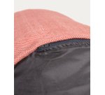 Puf redondo Isaura 100% PET terracota Ø 40 cm