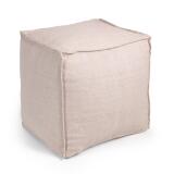 Puf Leeith 100% PET beige 40 x 39 cm