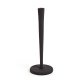 Zarela large metal candle holder in black