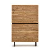 Uxue dressoir van massief acaciahout met natuurlijke afwerking, 100 x 155 cm