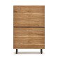 DE_Buffet Uxue en bois d'acacia massif finition naturelle 100 x 155 cm