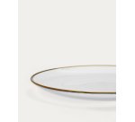 Assiette plate Nelie verre Ø 27 cm