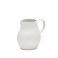 Publia white ceramic jug