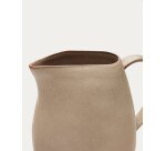 Banyoles ceramic jug in brown
