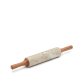 Marichie beige marble rolling pin