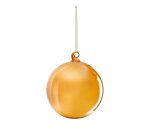 Bola de navidad grande Aucan de vidrio naranja