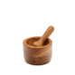 Kasia solid acacia wood mortar