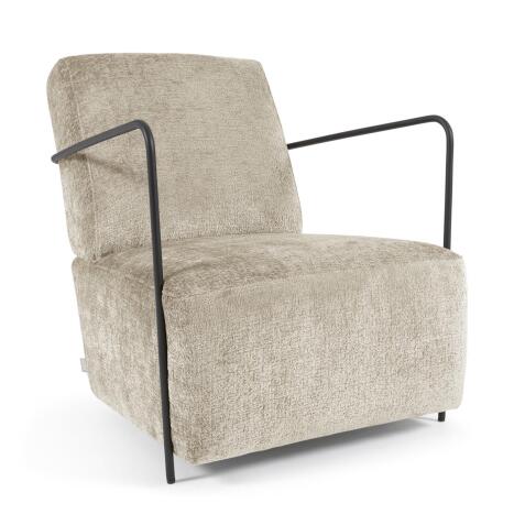 Fauteuil Gamer chenille et métal