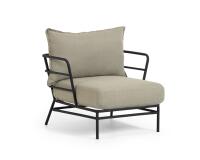 Sillón Mareluz de acero negro