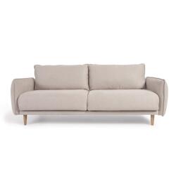 Canapé Carlota 3 places beige 213 cm