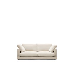 Sofá Gala 3 plazas beige 210 cm