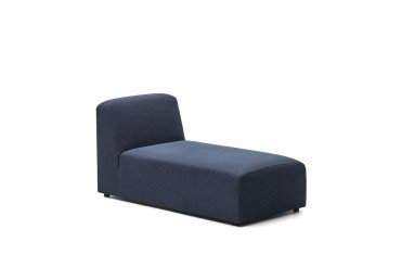 Neom chaise module in blue, 152 x 75 cm