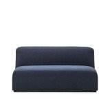 2 seater sofa module in blue, 150 cm