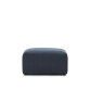 Neom footrest in blue, 75 x 64 cm