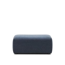 Neom end pouffe in blue, 75 x 89 cm