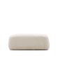 Martina off-white shearling footrest 123 x 85 cm