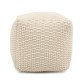 DE_Pouf Mascarell en coton et polypropylène blanc 45 x 45 cm