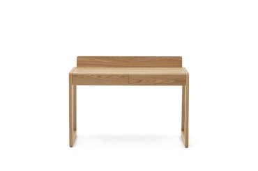 Arandu desk in solid ash veneer and wood 120 x 60 cm