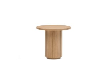 DE_Table d'appoint ronde Licia en bois massif de manguier Ø 60 cm