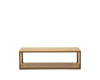 Mesa de centro Maymai de madera de roble 140 x 70 cm