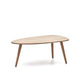 Eluana coffee table in solid acacia with natural finish, Ø 110 x 60 cm