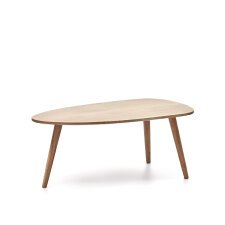 Eluana coffee table in solid acacia with natural finish, Ø 110 x 60 cm