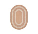 Alfombra Leeith 100% PET naranja Ø 160 x 230 cm