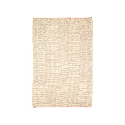 Nectaire rug, cotton and polypropylene in white, 200 x 300 cm