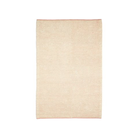 Tapis Nectaire en coton et polypropylène blanc 200 x 300 cm